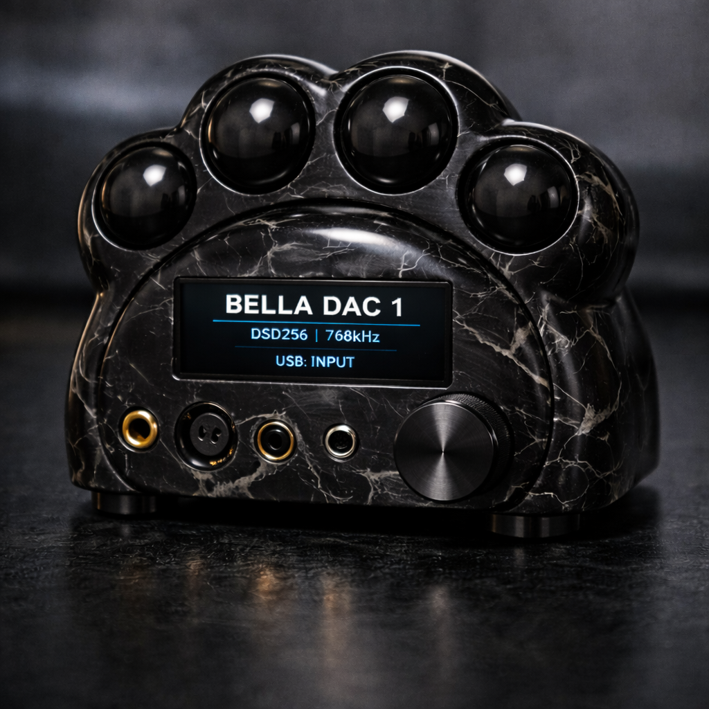 BELLA DAC 1 — Obsidian Edition concept render